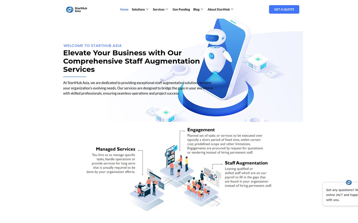 StartHub Asia Solutions platform preview